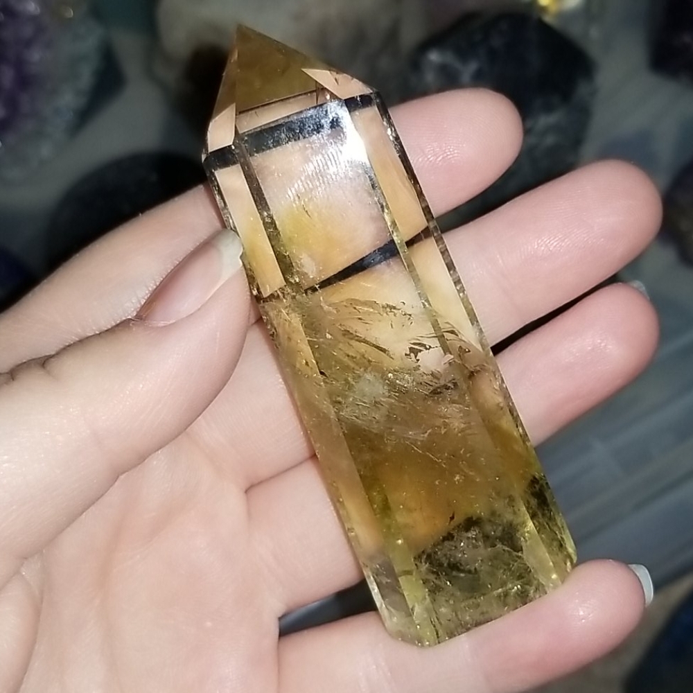 Natural Citrine Tower